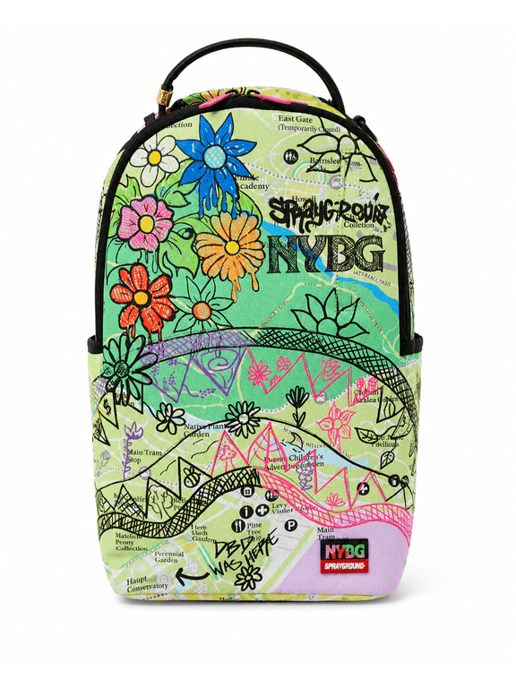 nybg map with doodles dlxsv backpack