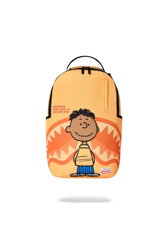 peanuts franklin shark central backpack