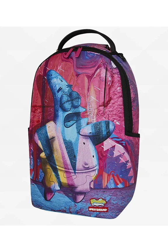 x SpongeBob SquarePants Painted Patrick Unisex Multi Backpack SPR184 (Multicolor,One Size)