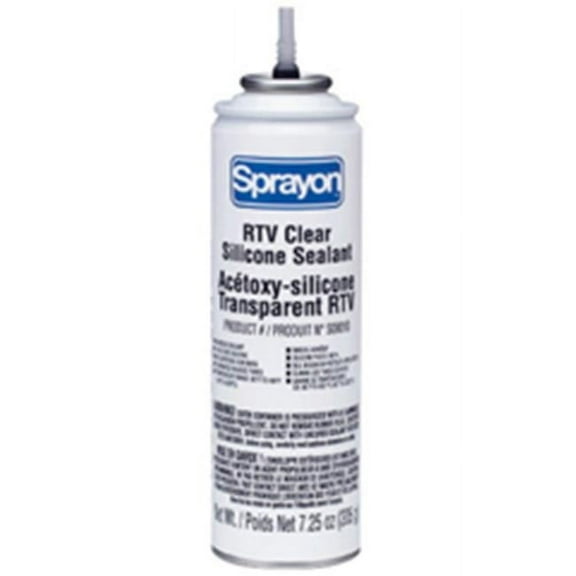 Sprayon  8 oz RTV Siliconesealant - Clear - Pack of 12