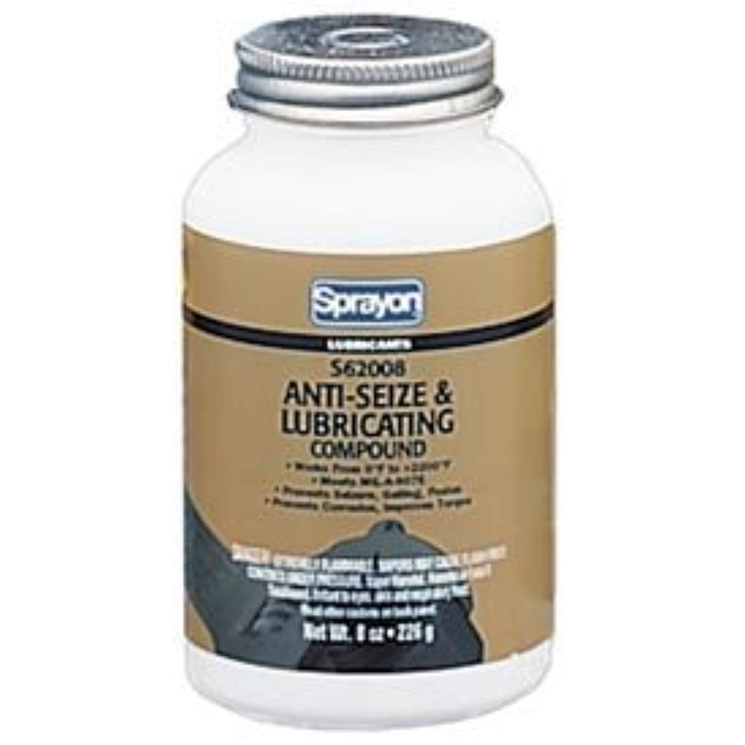 LU620 AntiSeize Compound8 Oz. Brush Top, Lot of 12