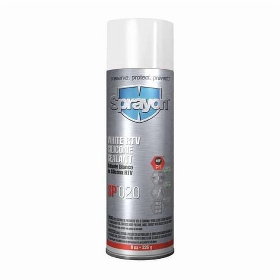 Multipurpose Sealant, 8 oz, White, Temp Range 450 Degrees F S00020000