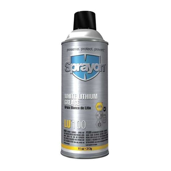 Sprayon Semi-Synthetic, 16 oz, Aerosol Can, White SC0100000