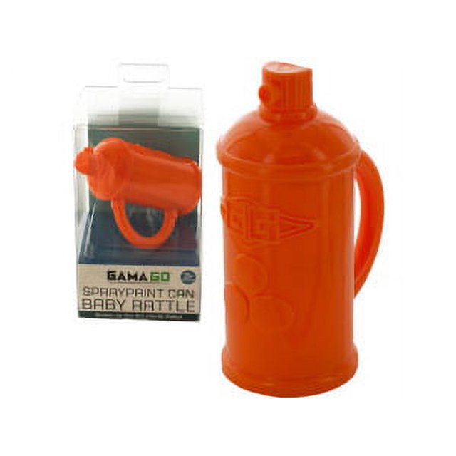 Spraypaint Can Baby Rattle