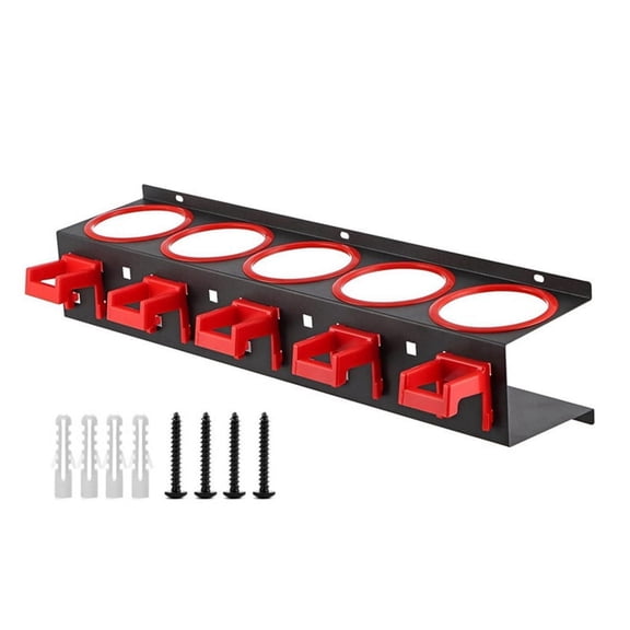 Sprays Bottle Storage Rack Mounted Bracket with Hooks Accessories Sprays Can Organizer Display Hanging Garage Workplace