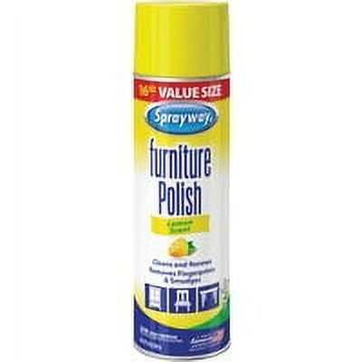 Sprayway 1938547 16 oz Lemon Scent Furniture Polish Spray - Pack of 6