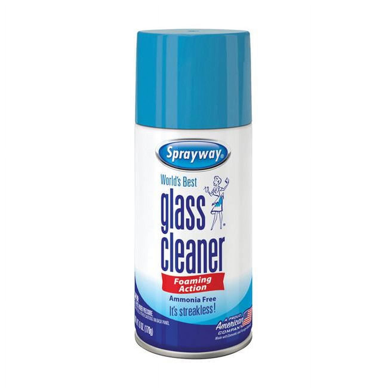 Sprayway 6 oz Fresh Scent Glass Cleaner Foam Pack of 12