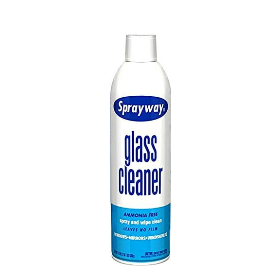 Sprayway Ammonia-Free Glass Cleaner - Streak-Free, Foaming Action - 15 Fl Oz (Pack of 1)