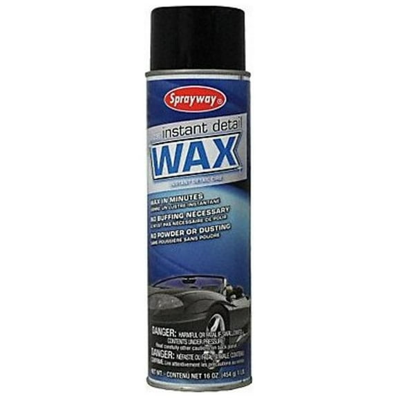 Sprayway Detail Wax,Aerosol,Net 16 Oz. SW096