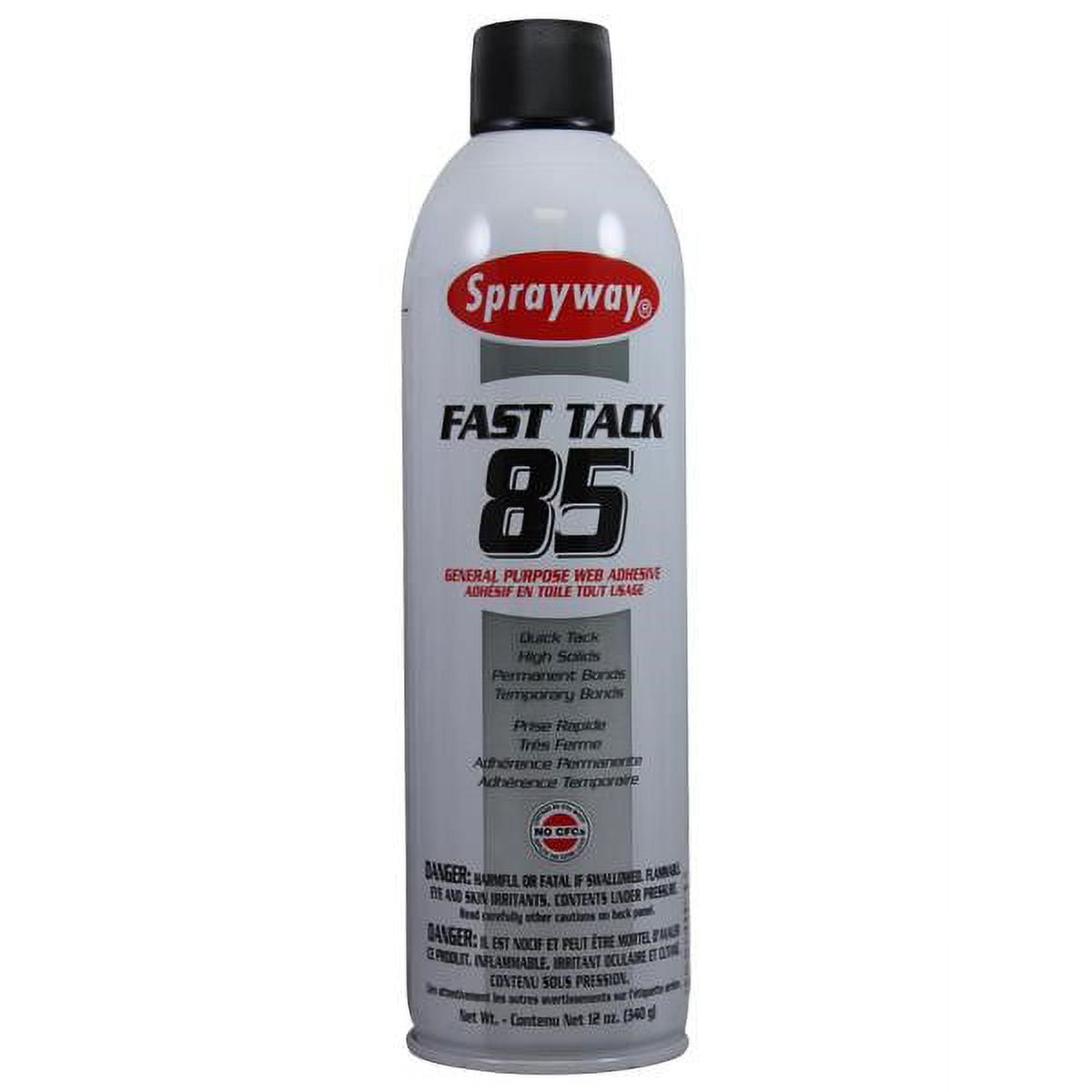 Claire Fast Tack 85 Web Adhesive - 12 oz - 12 / Carton - White Claire Fast Tack 85 Web Adhesive - 12 oz - 12 / Carton - White