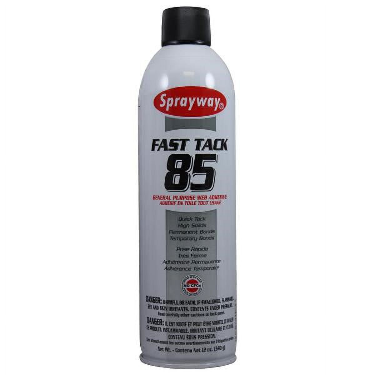 Tacoma Screw Products  Sprayway® Fast Tack 92 Hi-Temp Spray Adhesive — 13  oz. Aerosol