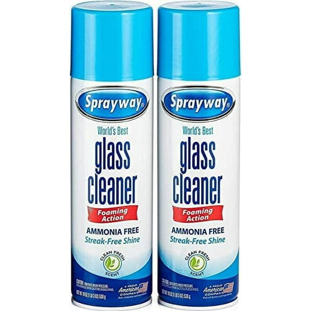 Sprayway AmmoniaFree Glass Cleaner, Safe for Windows, 19 Oz Cans, Pack
