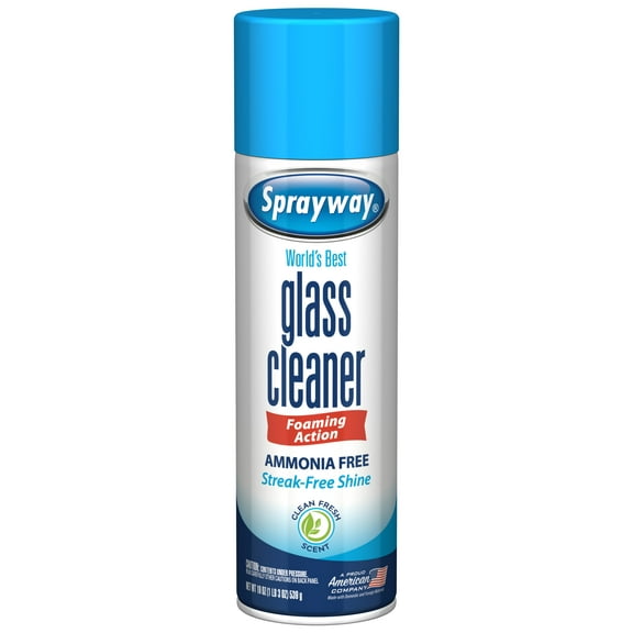 Sprayway Glass Cleaner Aerosol, 19 Oz