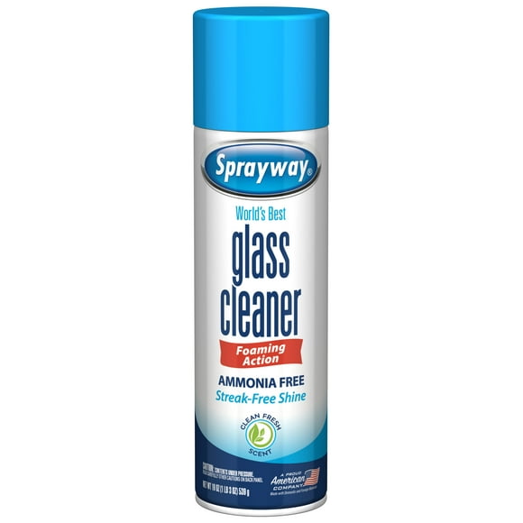 Sprayway Glass Cleaner Aerosol, 19 Oz