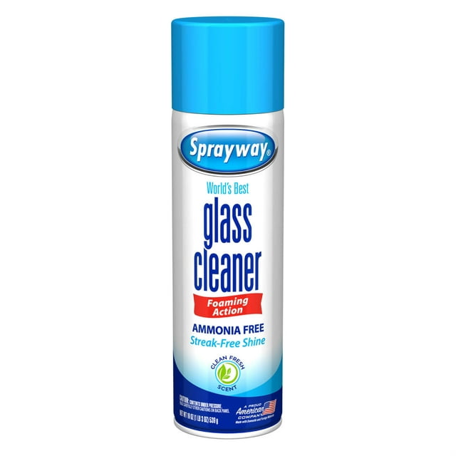 Sprayway Glass Cleaner Aerosol, 19 Oz