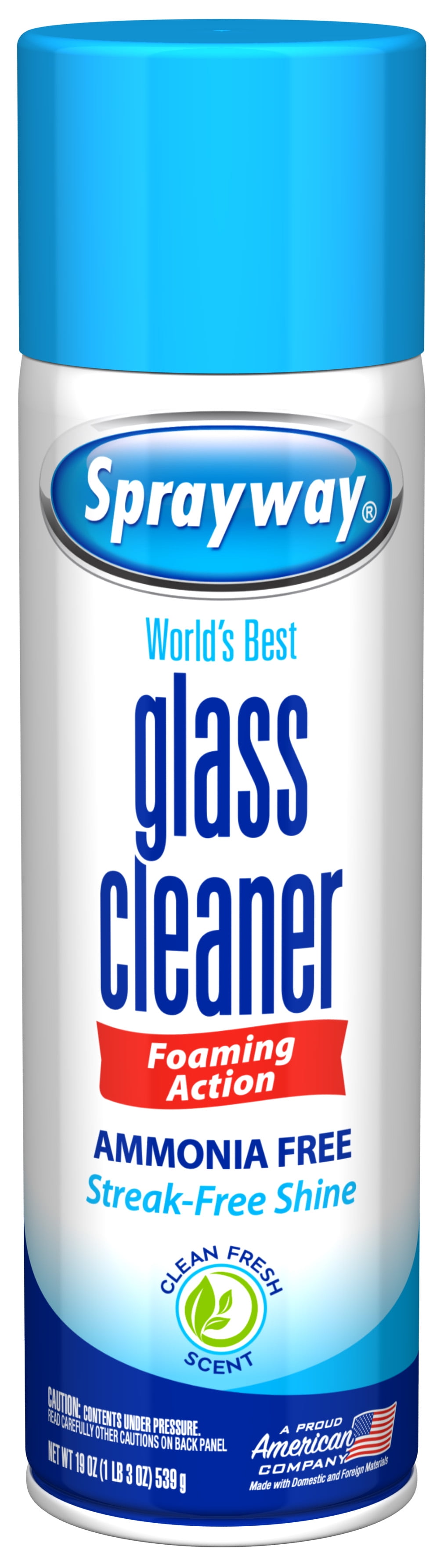 Sprayway Glass Cleaner Aerosol, 19 Oz