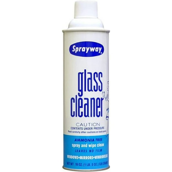 Sprayway Glass Cleaner Aerosol Spray, 19 oz (Packaging May Vary)