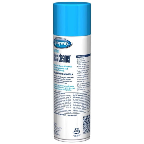 Glass Cleaner Ammonia Free Aerosol - 19oz: Fresh Scent, Windows & Mirrors, Streak-Free