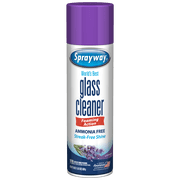 Sprayway Glass Cleaner Lavender Scent 19 oz Aerosol - Streakless Shine