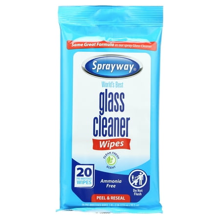 Sprayway Glass  Cleaner Wipes 20/pack