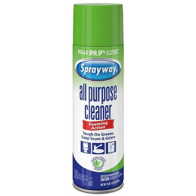 Sprayway SW5002R Foaming Action All Purpose Cleaner, Clean Fresh Scent