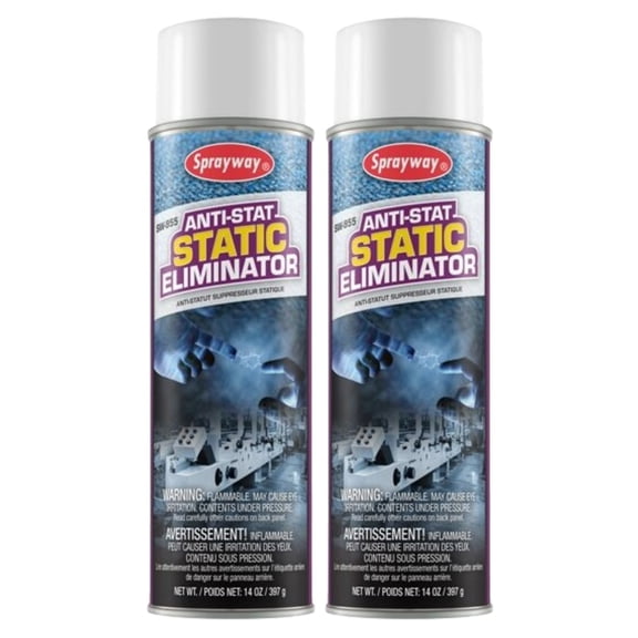 Sprayway-SW955 Anti Static Eliminator, (16 oz) cans 2 Pack