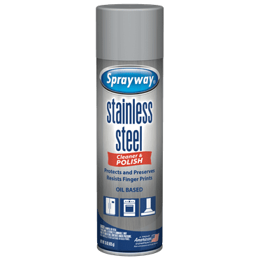 Sprayway Stainless Steel Cleaner and Polish 15 ounce