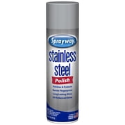 Sprayway Stainless Steel Cleaner and Polish, 15 oz, Streak-Free, Professional Quality