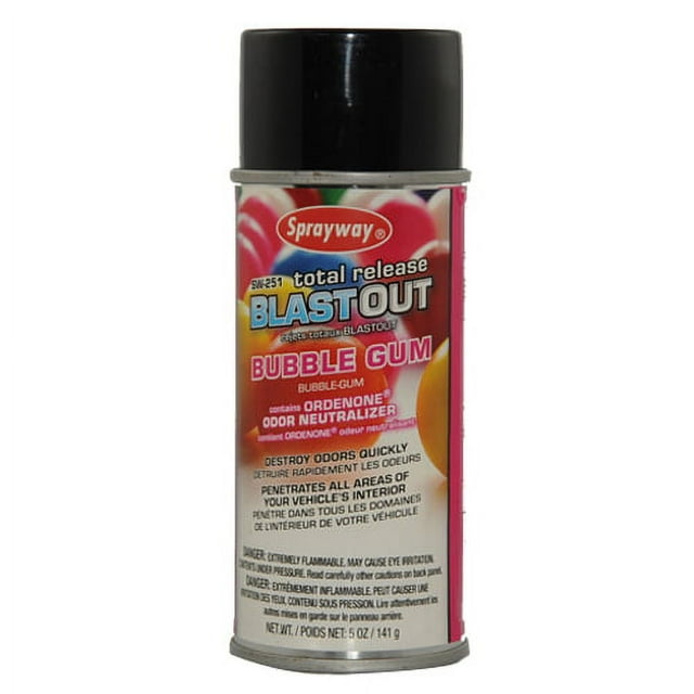 Sprayway Total Release Odor Eliminator with Ordenone Bubble Gum Scent