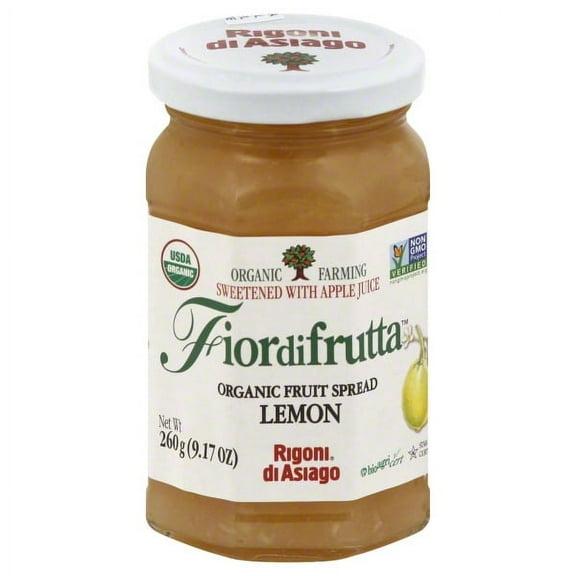 Organic Fruit Spread Lemon Jam by Rigoni di Asiago - 8.82 oz