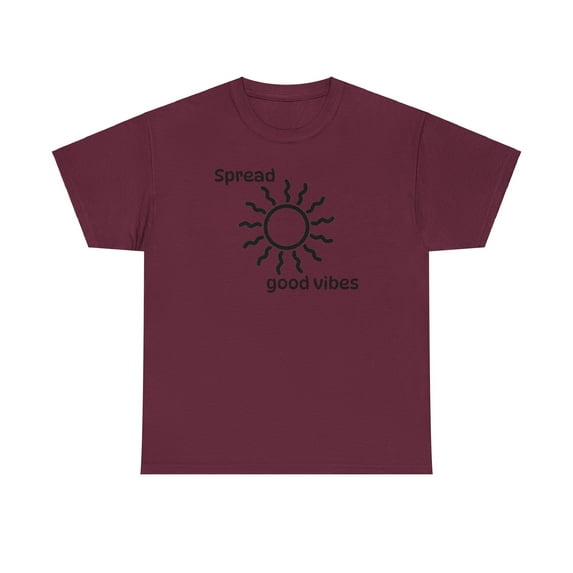 Spread Good Vibes Sun Unisex Heavy Cotton Tee