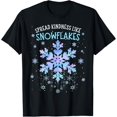 thumbnail image 1 of Spread Kindness Like Snowflakes Christmas Teacher Unity Day T-Shirt men and women can wear, black, white, gifts, 1 of 4