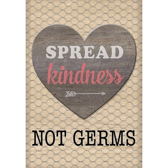 Spread Kindness Not Germs Positive Poster