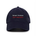 thumbnail image 1 of Spread Kindness Not Viruses Baseball Cap Embroidered Cotton Adjustable Dad Hat Navy, 1 of 1