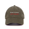 thumbnail image 1 of Spread Kindness Not Viruses Baseball Cap Embroidered Cotton Adjustable Dad Hat Olive, 1 of 1