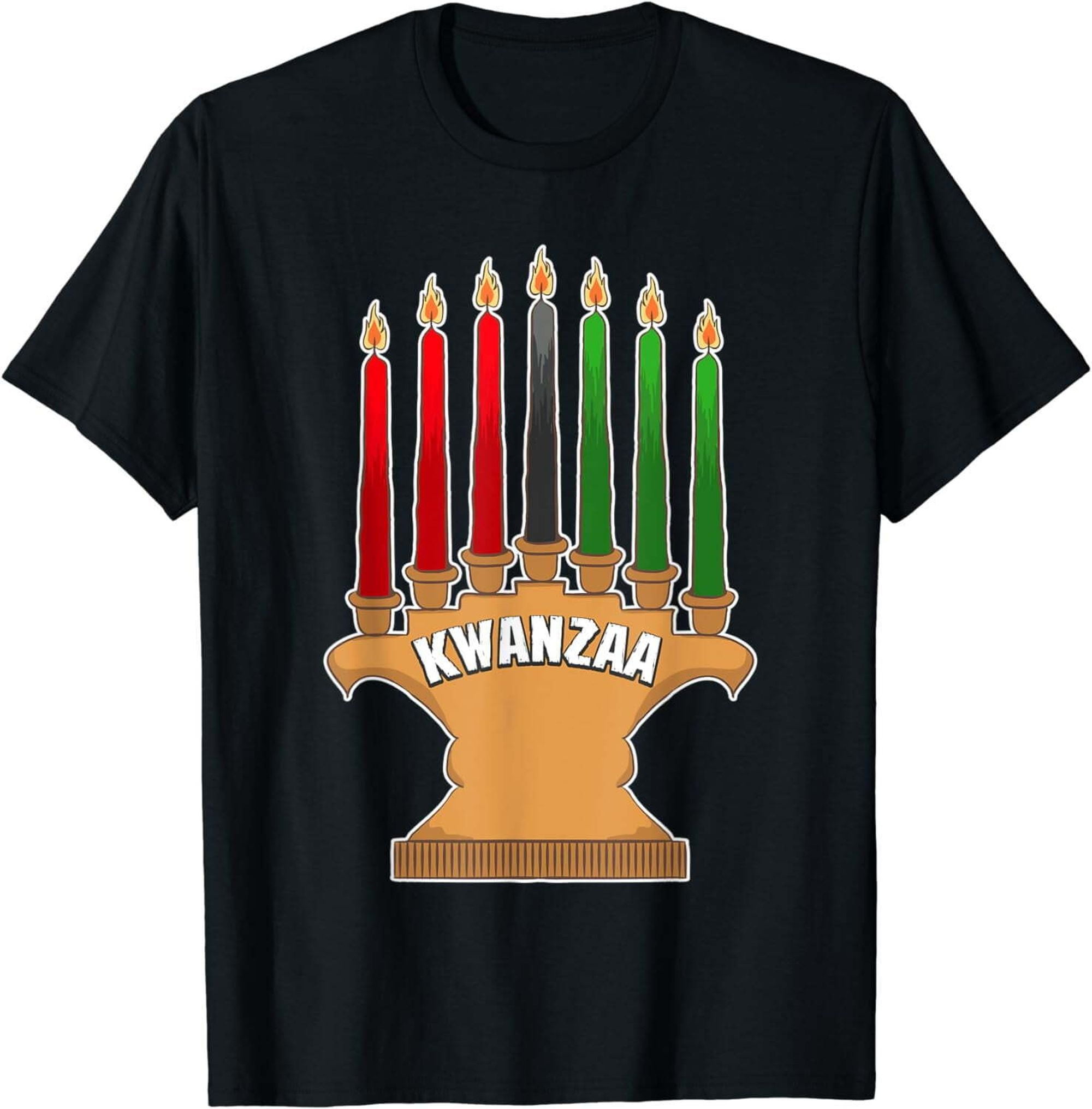 Spread Kwanzaa Cheer with a Vibrant Kinara TShirt The Ultimate