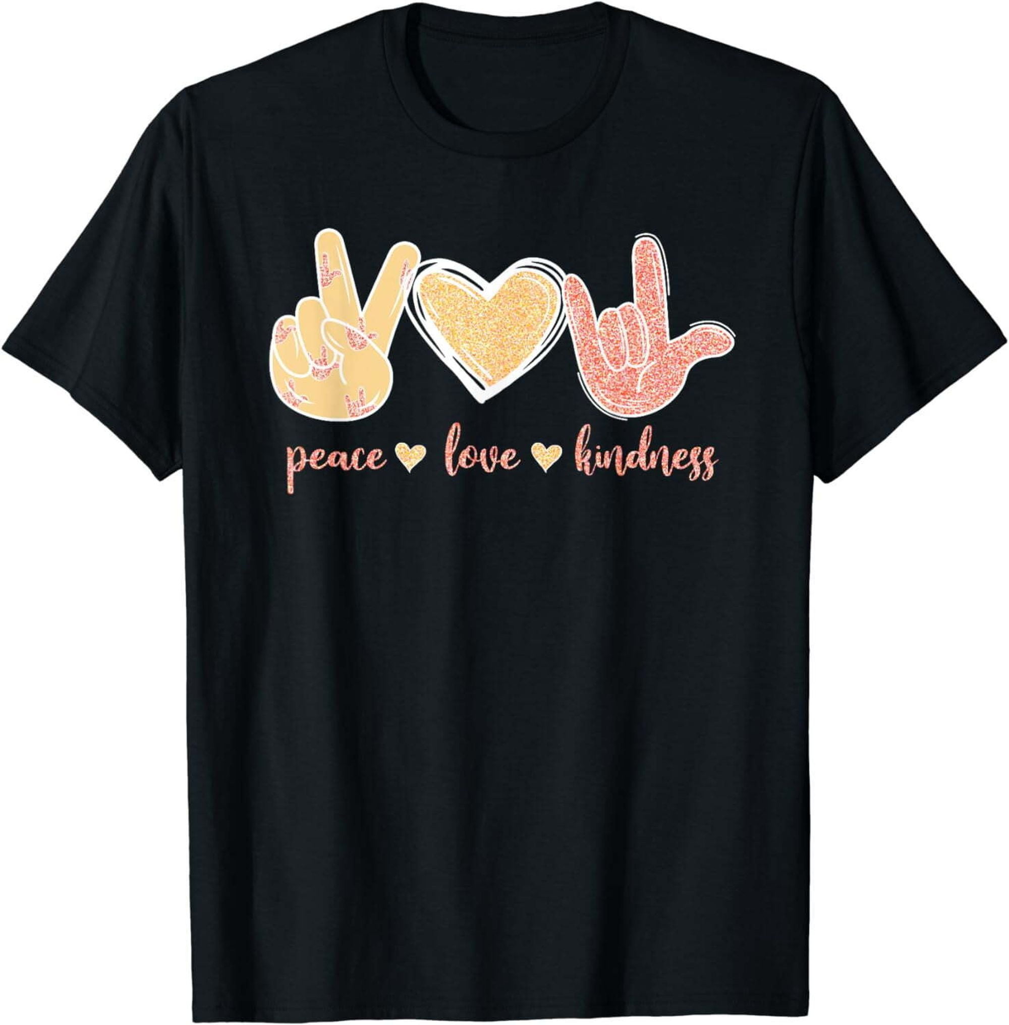 Spread Love And Stop Bullying With This Peaceful Sign Language T-shirt 