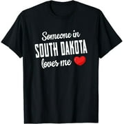 Spread Love from South Dakota: Valentine's Day T-Shirt for Someone Special