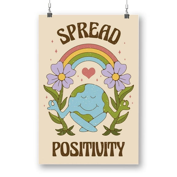 Spread Positivity Poster - Smartprints Designs,