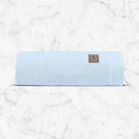 Spread Spain Bamboo Hand Towel 360 Gsm | Ultra Soft Absorbent & Quick Dry Towel For Daily Use, Gym, Pool, Travel, Sports & Yoga (Sky Blue)