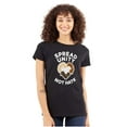 thumbnail image 1 of Spread Unity Not Hate Social Justice Womens Slim Fit Graphic Tee Brisco Brands S, 1 of 5