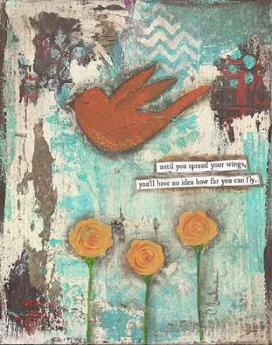Spread Your Wings Canvas Art - Cassandra Cushman (22 x 28)
