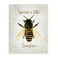 thumbnail image 1 of Spread a Little Sunshine Phrase Country Bumble Bee 13 in x 19 in Framed Painting Art Print, by Stupell Home Décor, 1 of 4