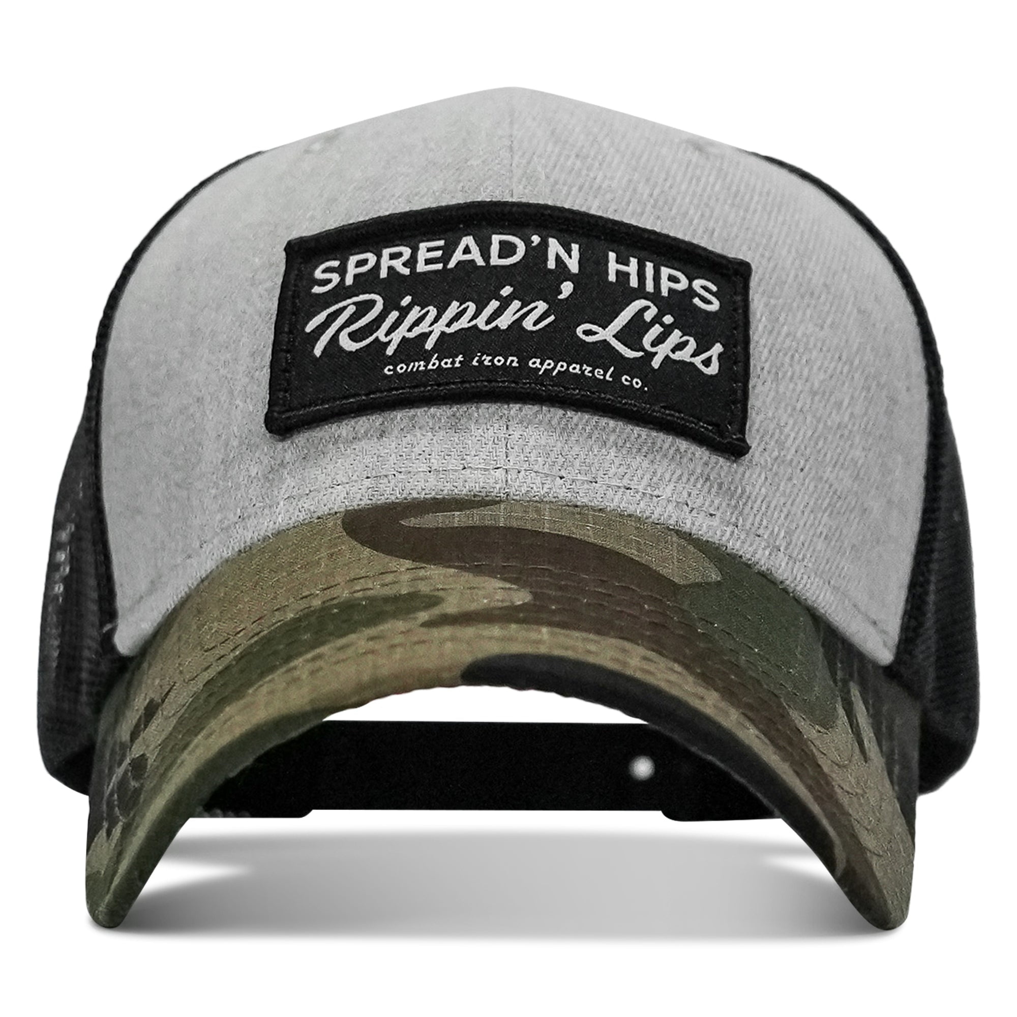 Spreadin' Hips Rippin' Lips Patch Snapback Bdu Camo / Gray / Black ...