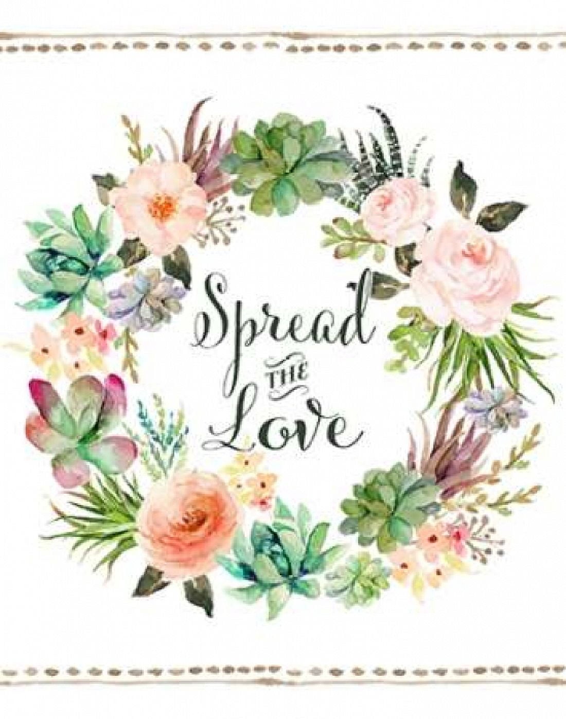 Spread the Love Wreath Canvas Art - Tara Moss (22 x 28)