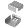 thumbnail image 1 of Spreader Bar Clips, Fits 5/8 in. Bars, Stamped Aluminum, Mill Finish (50-pack), 1 of 2