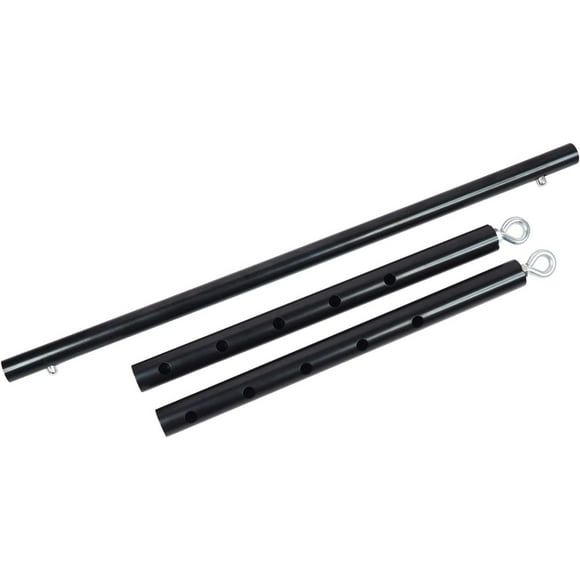 Spreader Bar Heavy Duty Expandable Black Stainless Steel Bar, Yoga Training Fitness Gear, Workout Bar,Sports Gym Kit