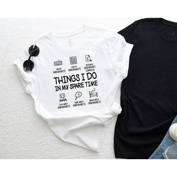 Spreadsheet T-Shirt: Excel Lover, Accountant Gift All Size S-5Xl