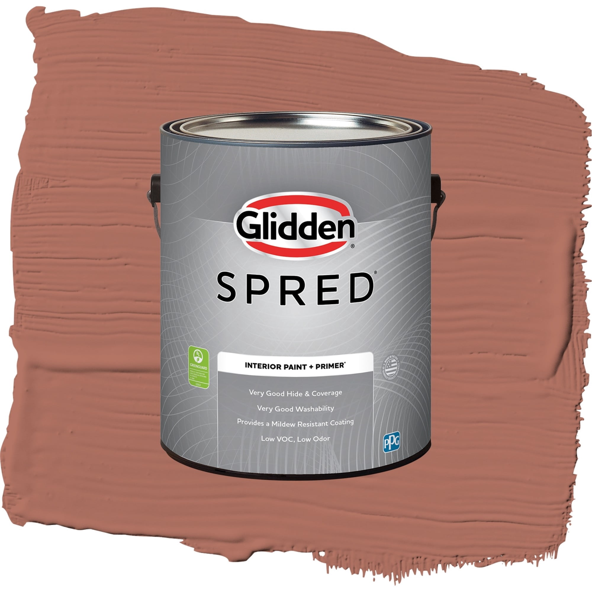 Glidden Spred Amaretto Eggshell Interior Paint and Primer, 1 Gallon
