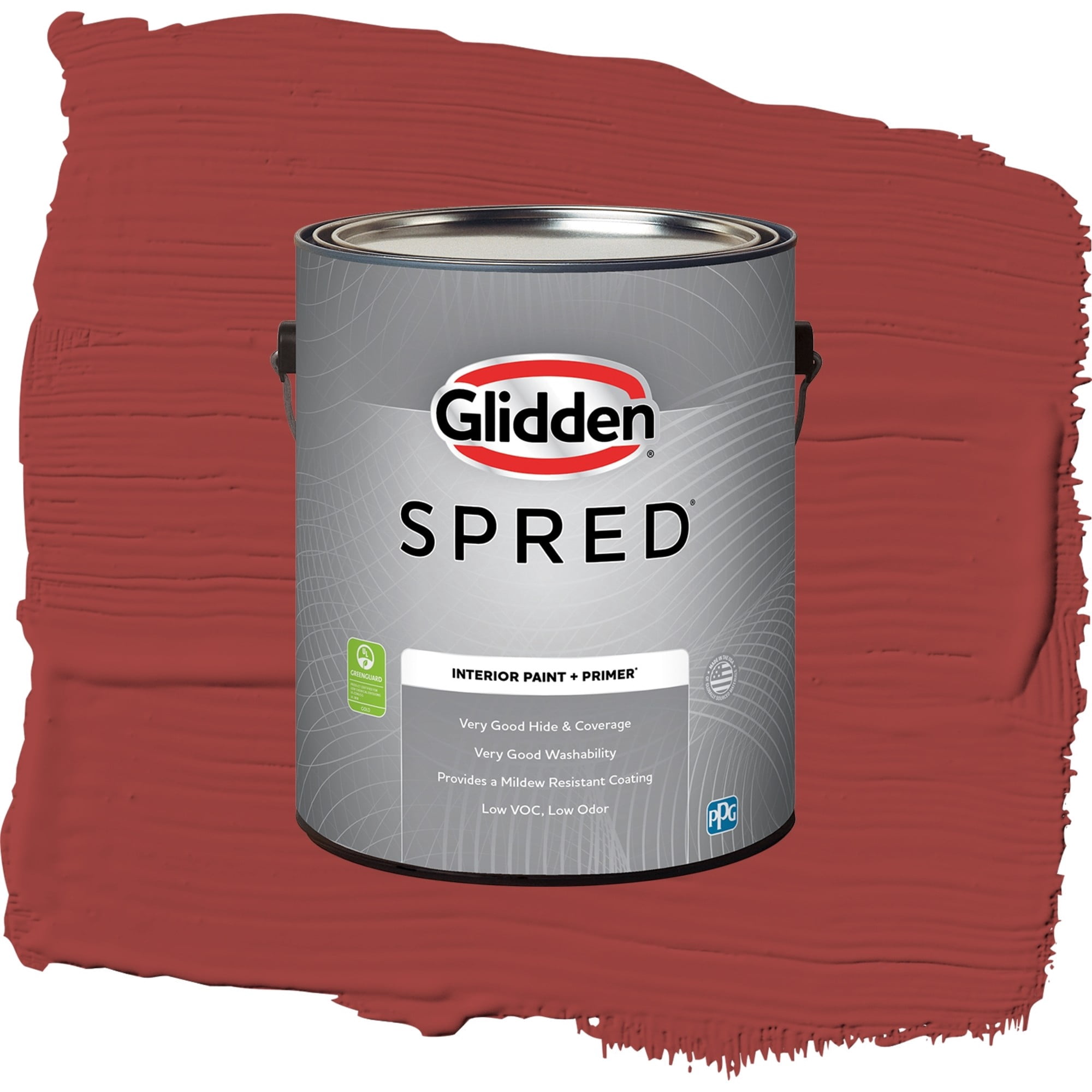 Glidden Spred Autumn Ridge Flat Interior Paint and Primer, 1 Gallon